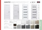Межкомнатная дверь "АМАТИ" М1 (Чёрное стекло) — изображение 3